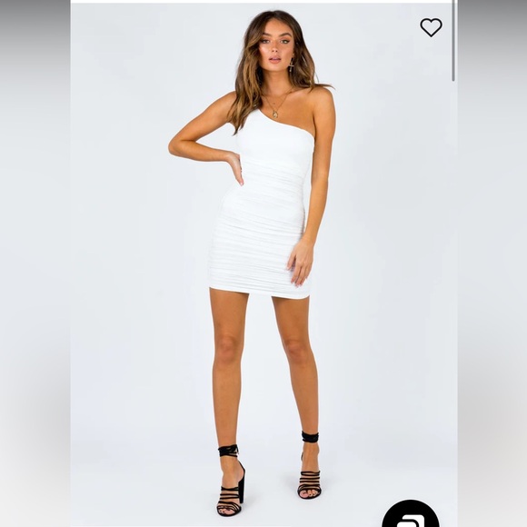 Princess Polly Jocasta mini dress white - Picture 2 of 6